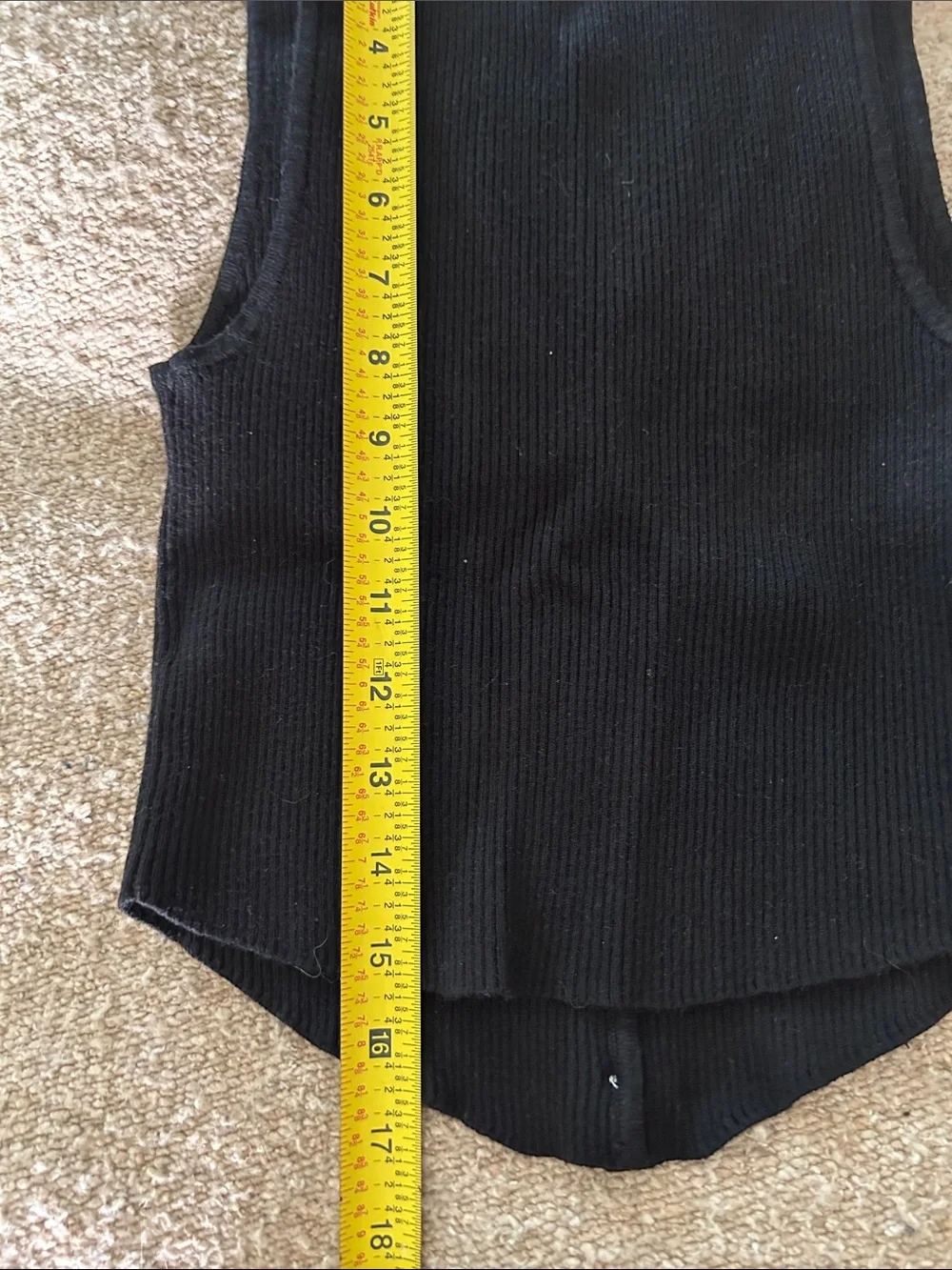 Papermoon Black Ribbed Button-Front Sweater Vest - Picture 6 of 7
